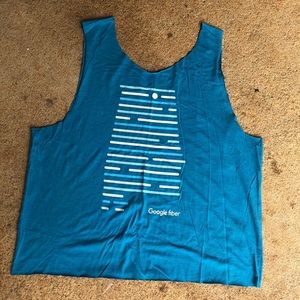 Alabama Google Fiber cut up crop top size large